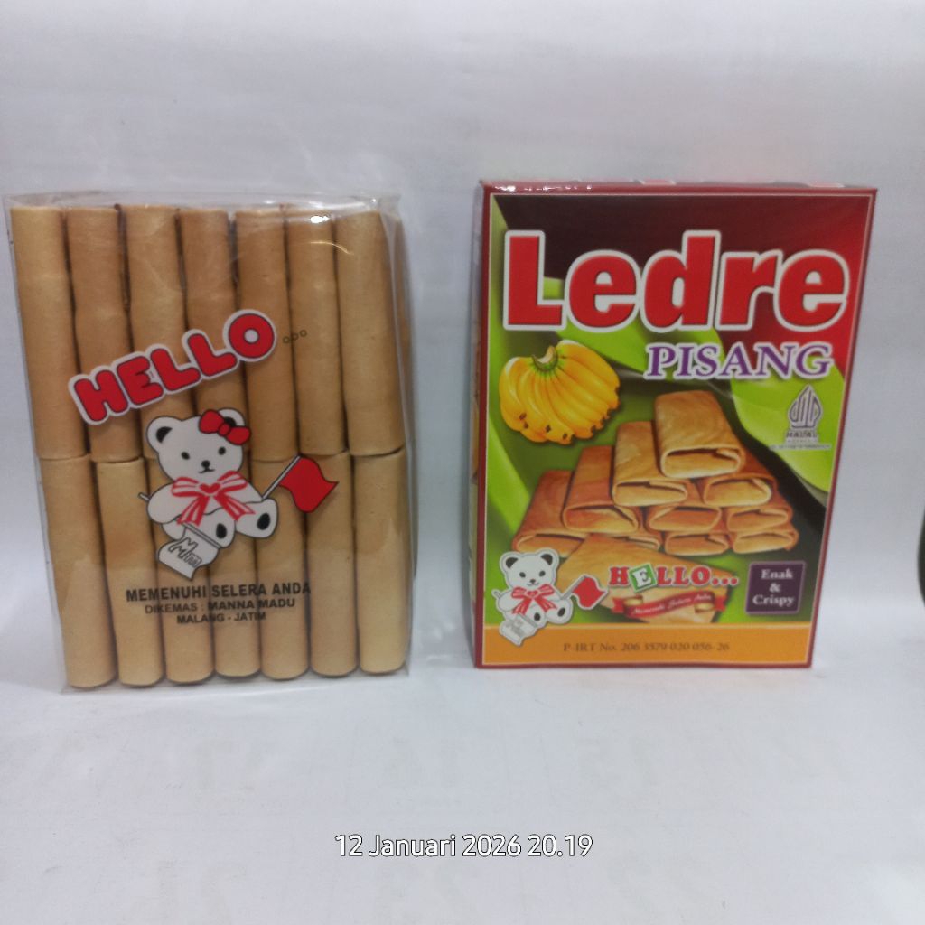Ledre Pisang Kotak"Hello:.