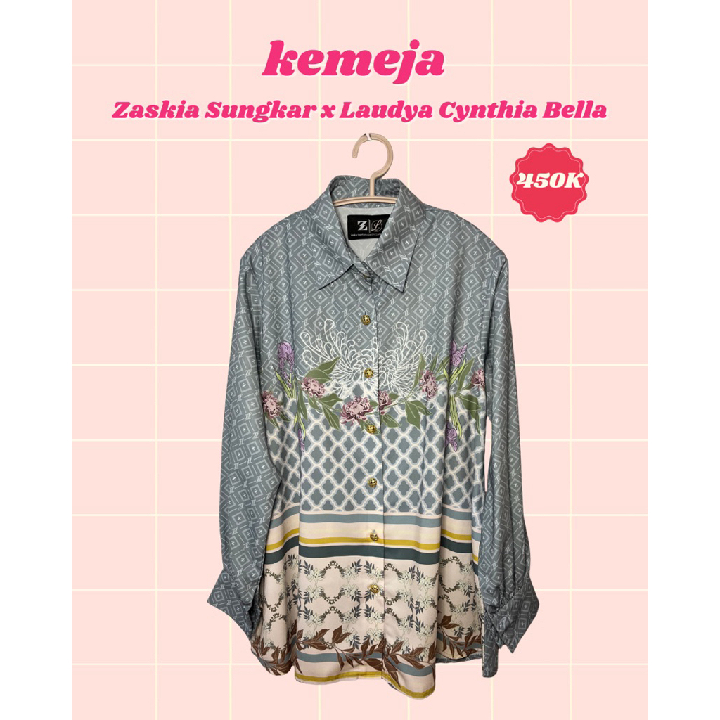 Zaskia Sungkar x Laudya Cynthia Bella (preloved)