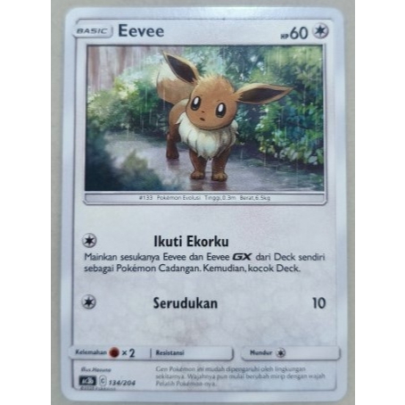 kartu pokemon eevee