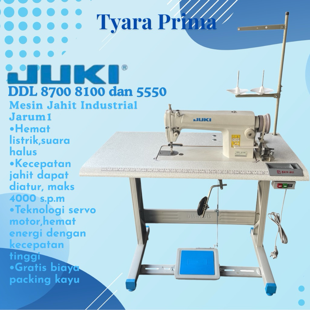 Mesin Jahit Juki Jarum 1 Second