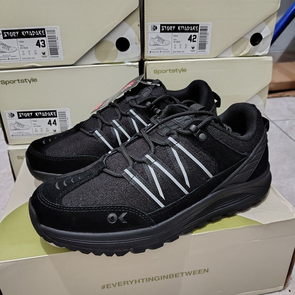 Sepatu kanky story kitadake full black boucle new