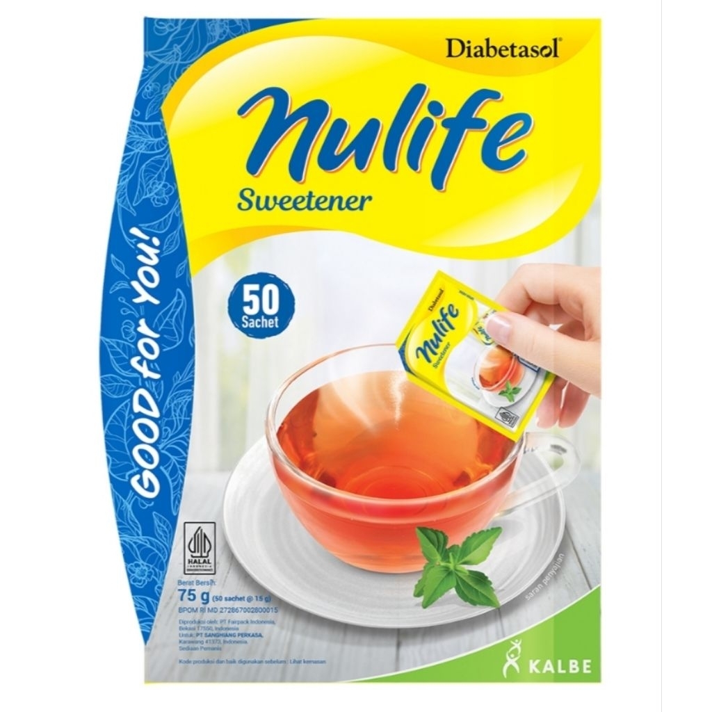 Diabetasol Nulife Pemanis Gula Tanpa Kalori Sweetener 50gr