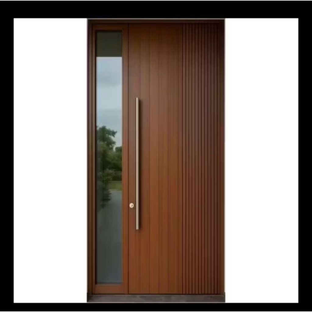 pintu jati 90*200  kayu tua dan kusen 6*12 tua ketebalan 4 cm full pintu nya