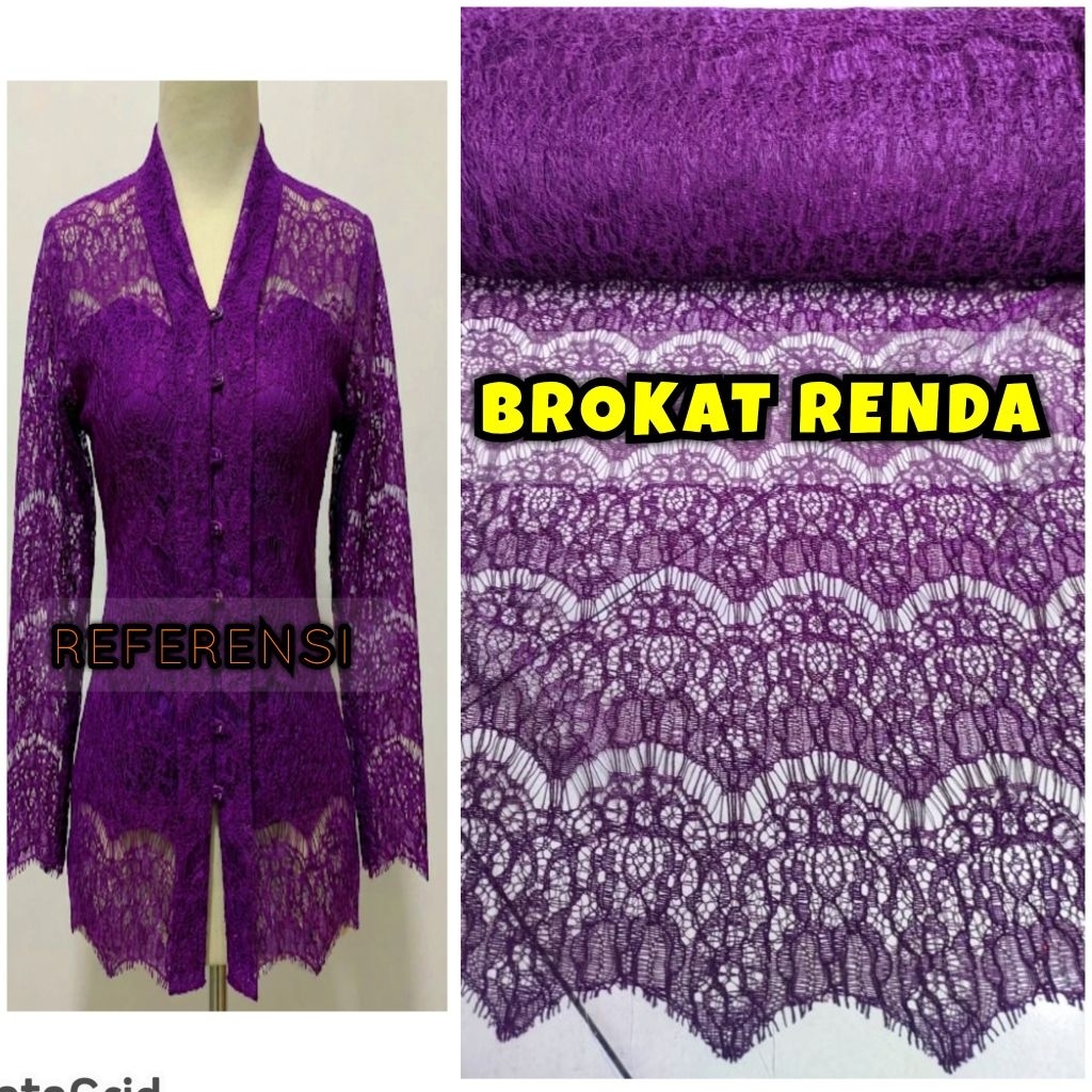 Renda / RENDA / Renda Pinggiran / Brokat Renda / Berukat Renda / RENDA /renda / Brukat Renda polos /