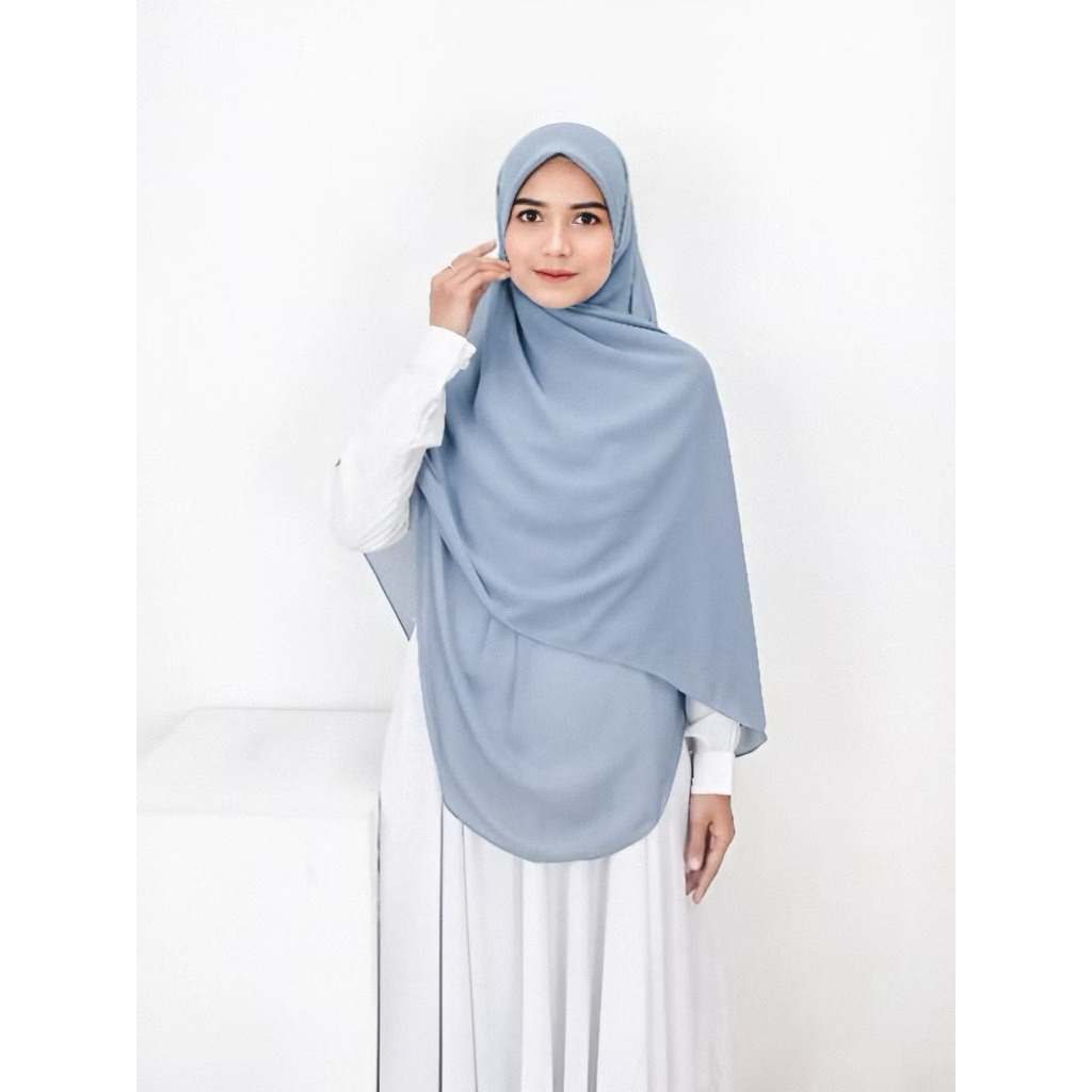 dzakira - hijab segi empat oval malay syar'i Ceruty Babydoll premium / hijab segiempat syar'i  oval