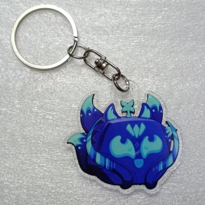 ganci akrilik Blox Fruits Kitsune / keychain gantungan kunci Kitsune Blox Fruits / Blox Fruits
