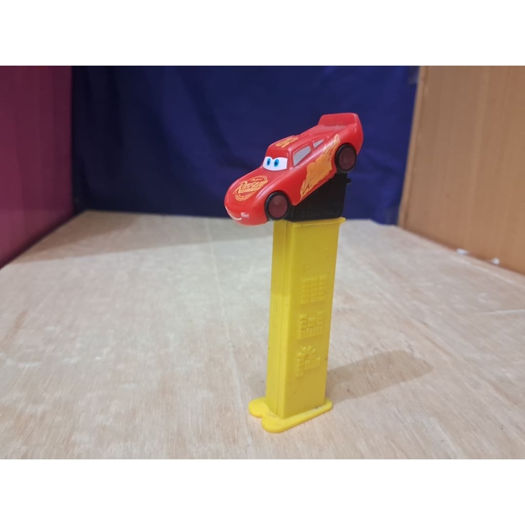 Mainan Cars Lightning McQueen Wadah Permen Pez Pixar Mainan Pez Tempat Permen Candy Merchandise Prel