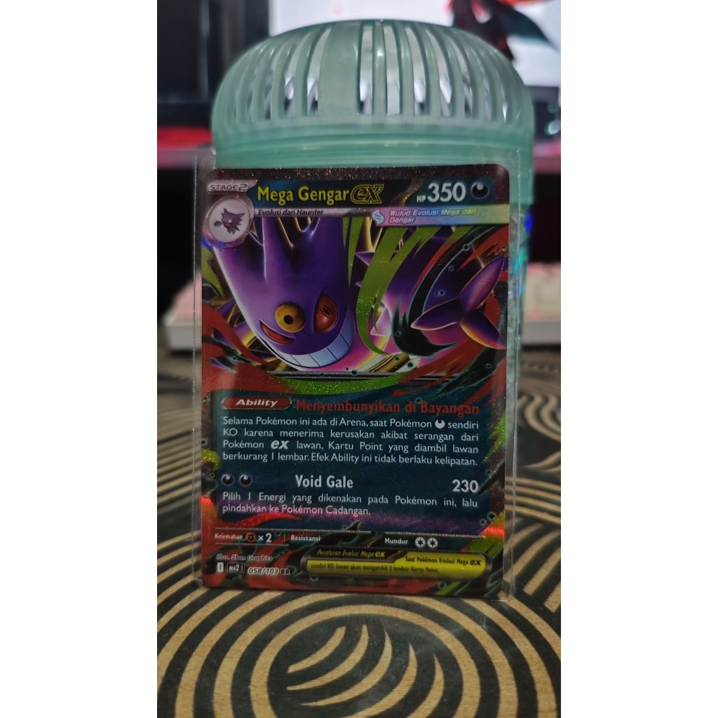 Mega Gengar EX RR 058/103 MA2 Kobaran Biru (ID)