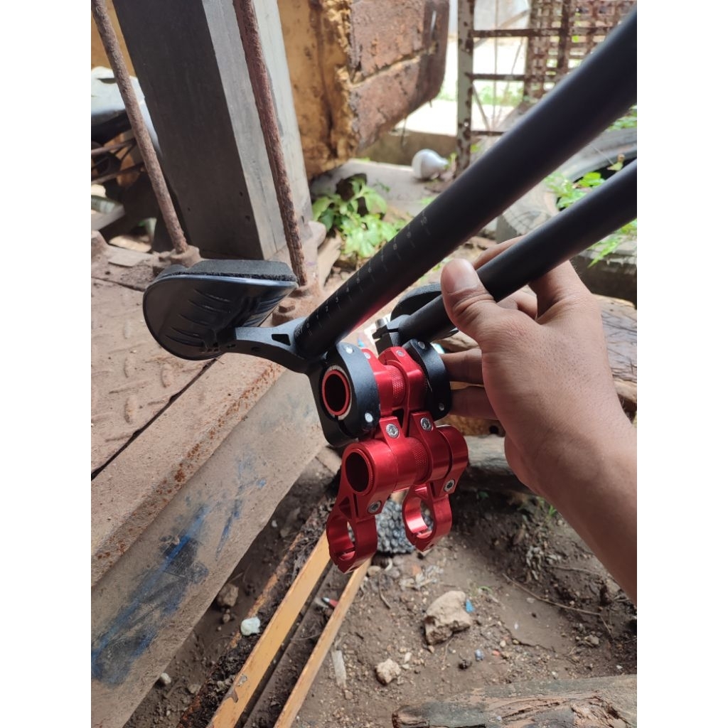 aerobar dan peningginya  sepeda roadbike mtb bekas seken