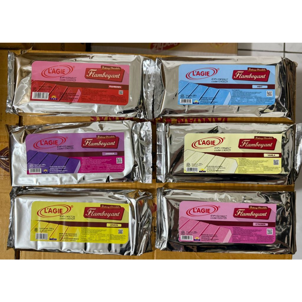 Flamboyant Coklat Lagie 250gr - Cokelat Cokelat Batang Warna - VARIAN