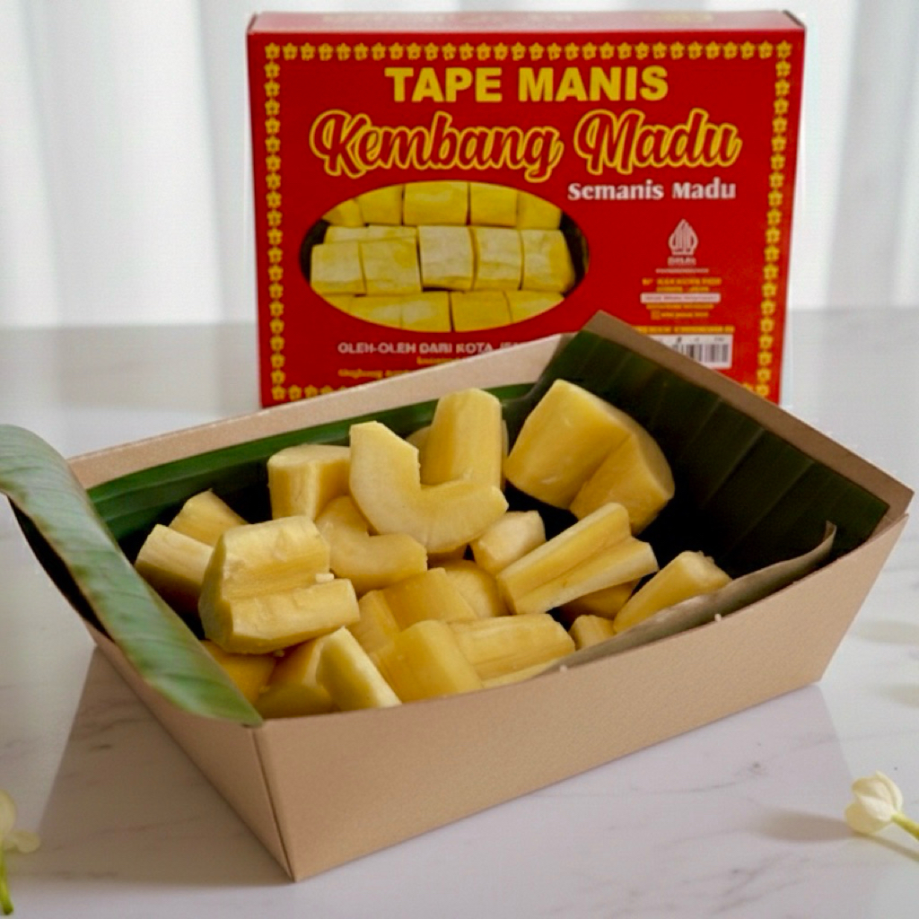 TAPE SINGKONG MENTEGA MANIS KHAS JEMBER KEMBANG MADU BY ELZA PUTRA FOOD | Netto 600 gram