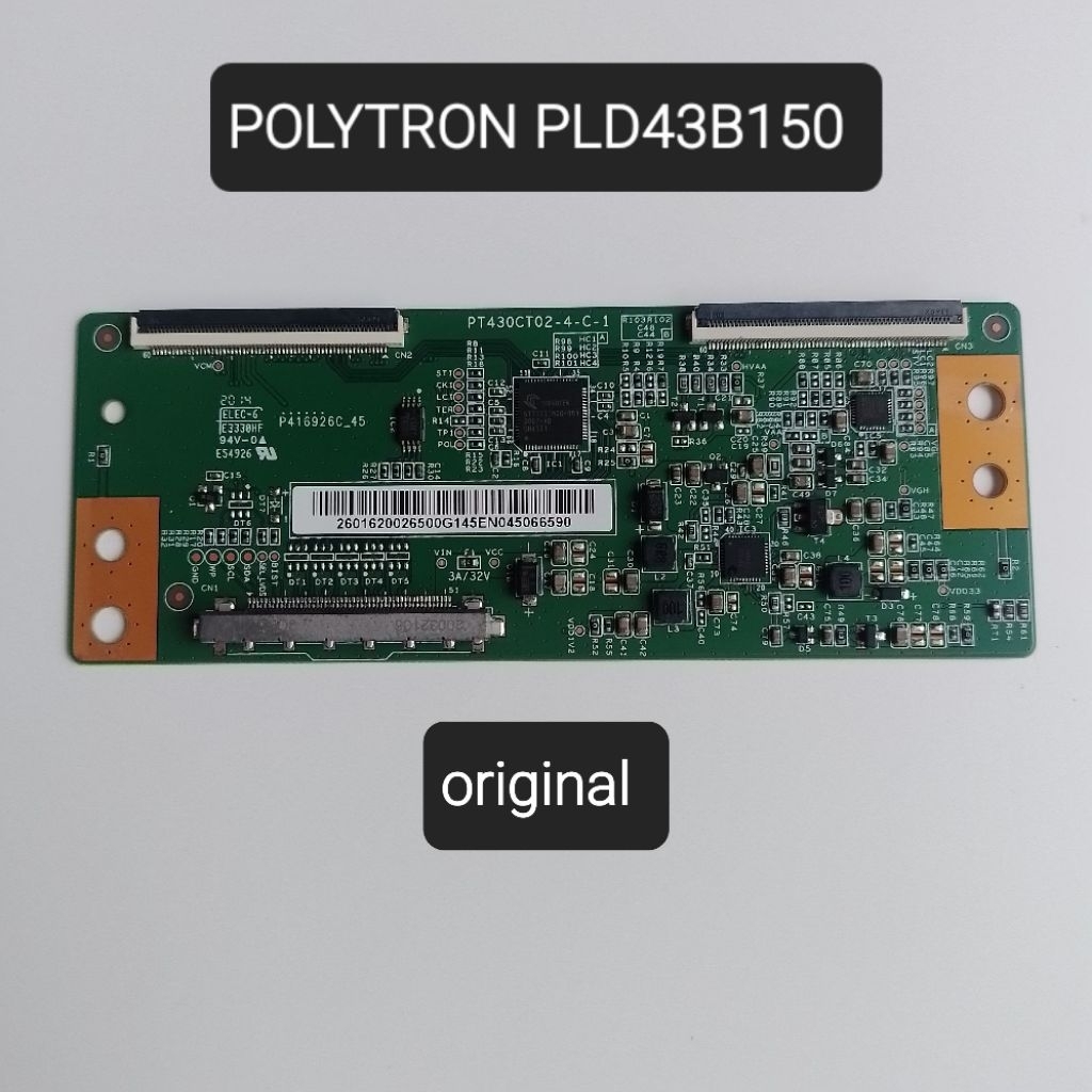 T CON TV POLYTRON PLD 43B150 ORI PT430CT02-4-C-1