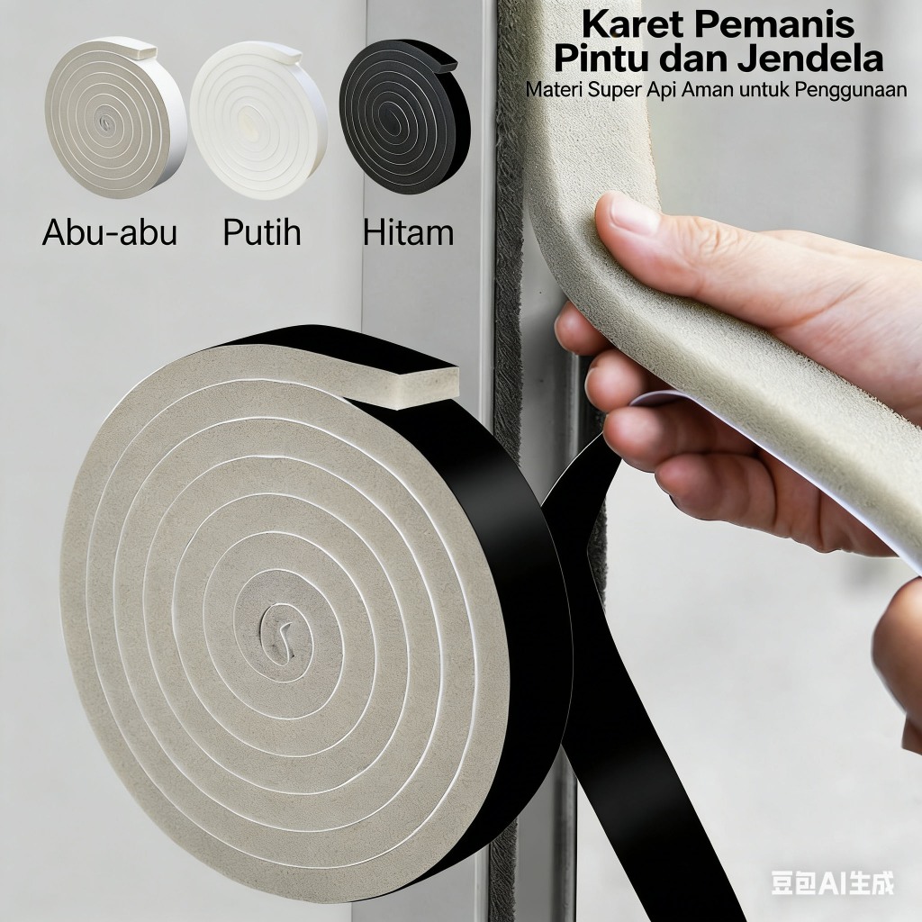 Lis strip penutup celah bawah samping Pintu Jendela Kabinet Kedap Suara Debu binatang