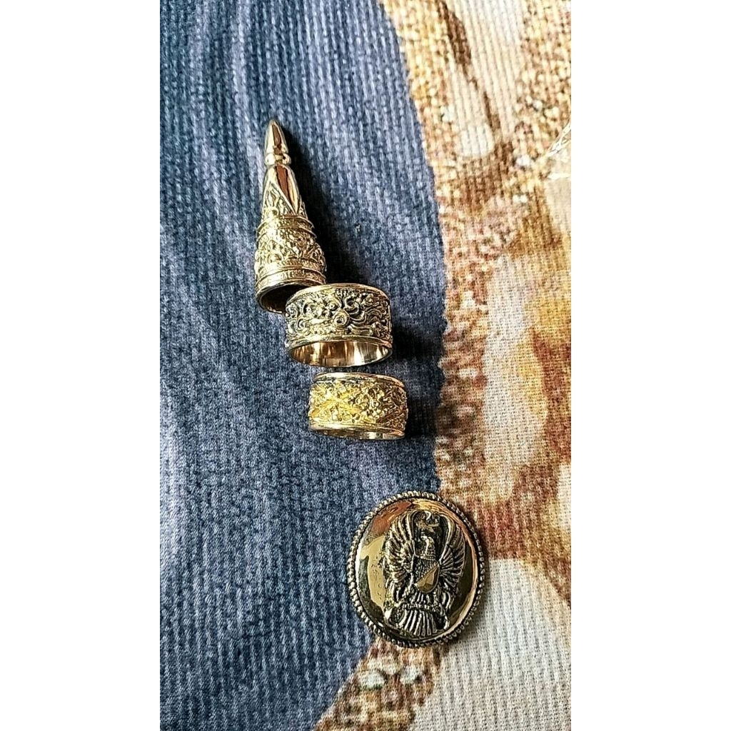 1 set ornamen tongkat komando TNI AD super