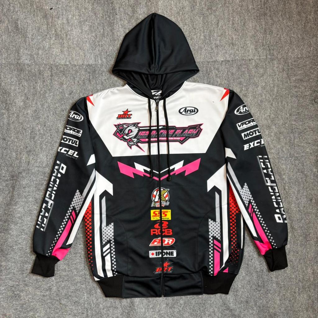 Jacing Flash Jaket Rcaing Bahan Lotto Fullprint