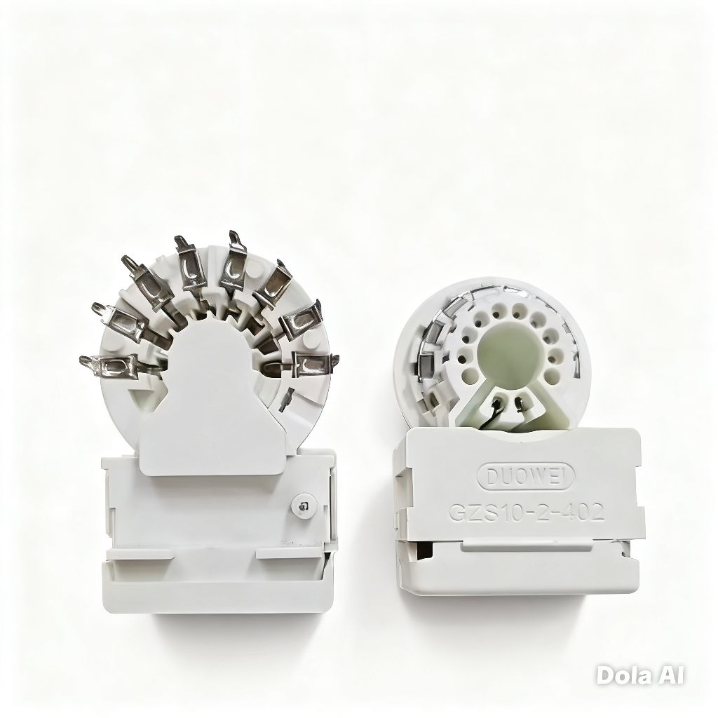 SOKET CRT SOKCET TV TABUNG 9 PIN 2 FOKUS DUOWEI GZS10-2-402 ASLI ORINAL