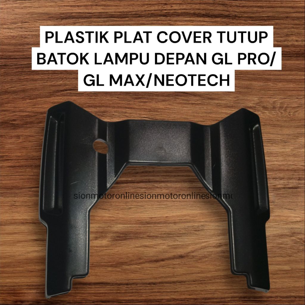 PLASTIK PLAT COVER TUTUP BATOK LAMPU DEPAN GL PRO GL MAX GL PRO NEOTECH LETTER H