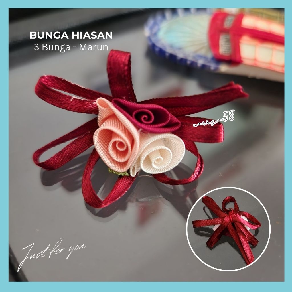 Aksesoris Bunga Kecil Ecer Lusinan | Bunga Hiasan | Aplikasi Bunga Kecil