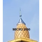 Kubah Masjid Enamel 1 Meter – Warna Tahan 20+ Tahun, Panel Tanpa Drilling, Rangka Galvanis Kokoh