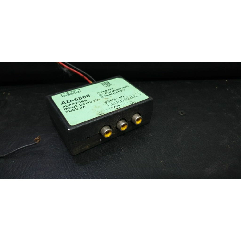 Power Supply Unit TV Necvox mobil jadul indash atau roof kondisi jalan normal