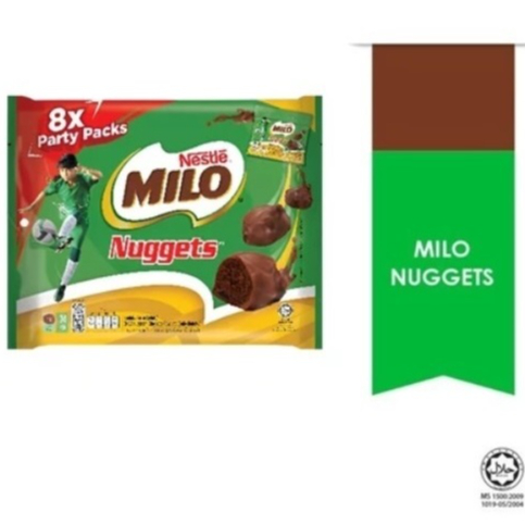 MILO Nugget Bites Chocolate Snack Bar 15 Gr per Sachet Malaysia