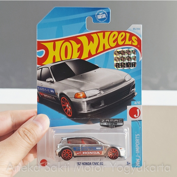 Hot wheels Honda Civic EG Zamac Factory Sealed 2024 EG6 Estilo hot wheels diecast langka rare
