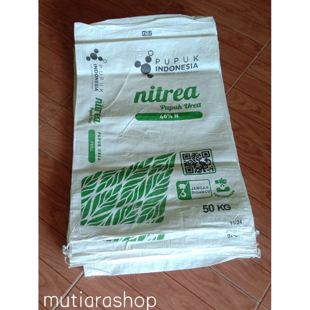 Karung Nitrea 50kg | Karung bekas pupuk Urea | Sudah Cuci Bersih