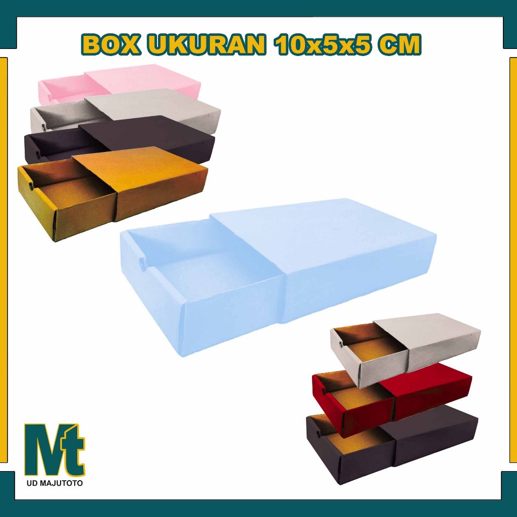 Box Sleding 10x5x5 Cm/ Box hotwells/ Kardus Slide