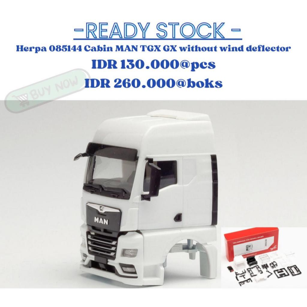 Herpa 085144 Cabin MAN TGX GX without wind deflector. 1:87 HO