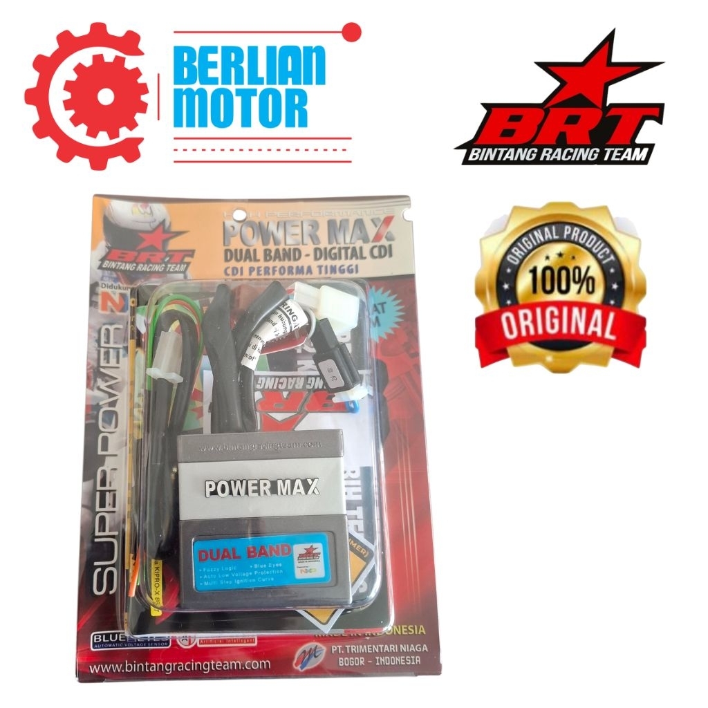 ​[ORIGINAL] CDI BRT Power Max Dual Band Honda Beat Karbu / Scoopy Karbu
