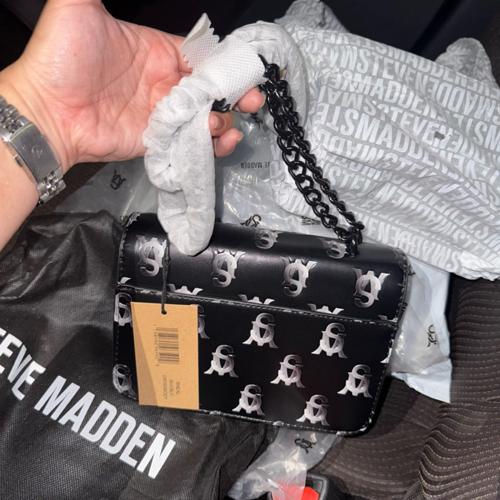 Steve Madden Bneal Bag Black Original resmi