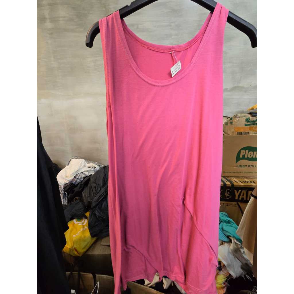 [PRELOVE] Tunik Kaos Santai Fuchsia Pink – Simple & Comfy