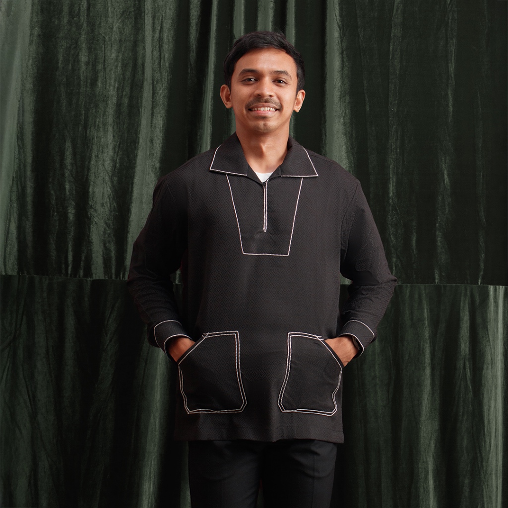 Tasuli - Bonolo Kemeja Tenun Lengan Panjang