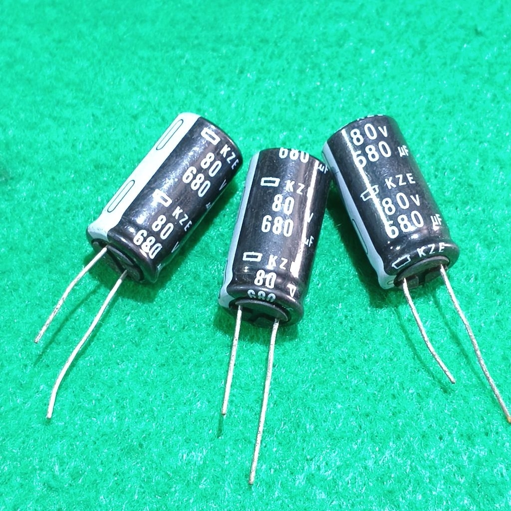 ELCO 80V 680UF DIAMITER 1,6CM TINGGI 3CM