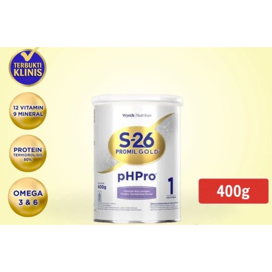 S-26 Promil Gold pH Pro Tahap 1 400gr
