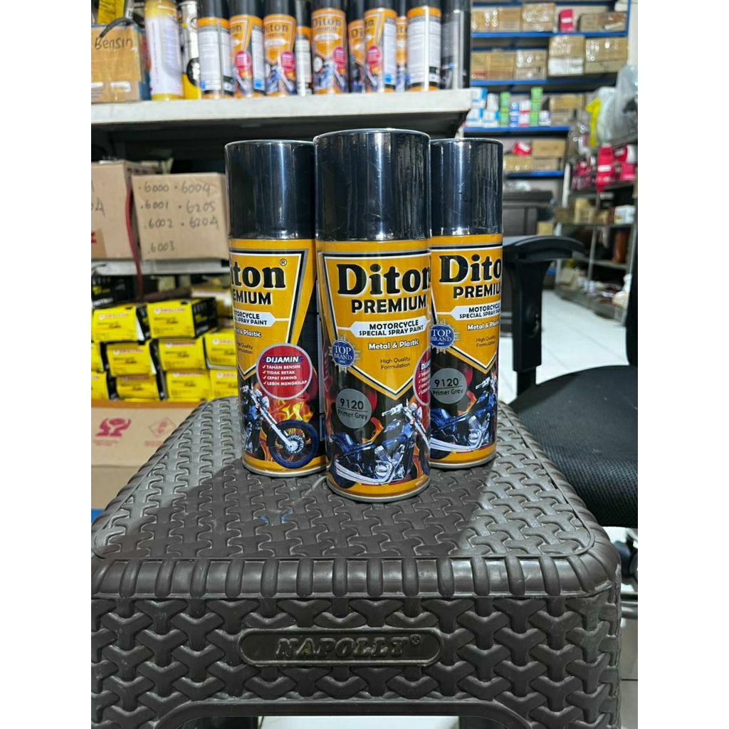 Cat Diton Premium 9120 Primer Grey || Cat Semprot Diton Premium 9120 || Cat dasar