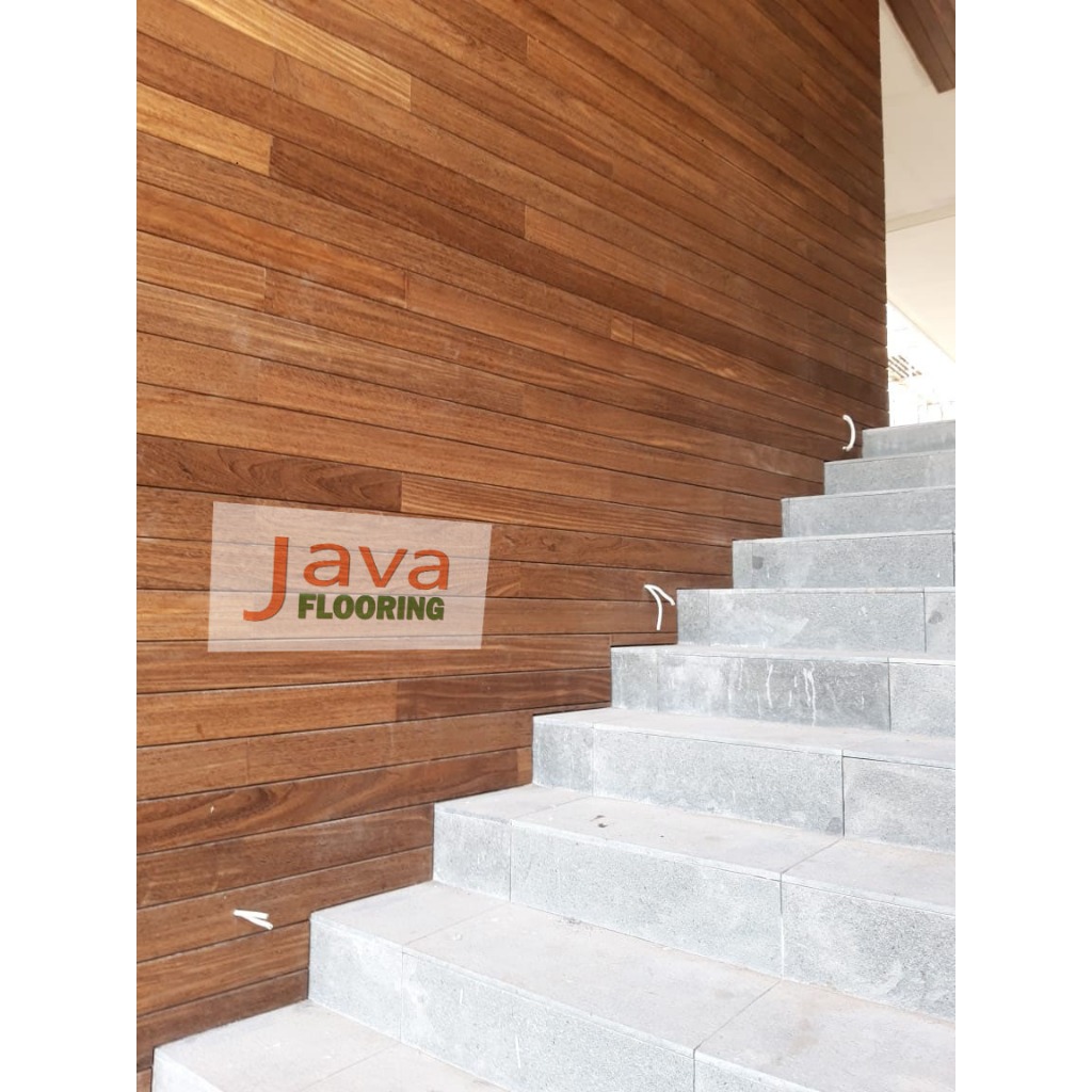 Wall Panel Parket Kayu Merbau Jati Dinding Kayu