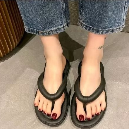 Sendal Jepit Wanita Kekinian Dewasa Perempuan Sendal Wanita Murah Tinggi Capit Empuk Eva Korea Style