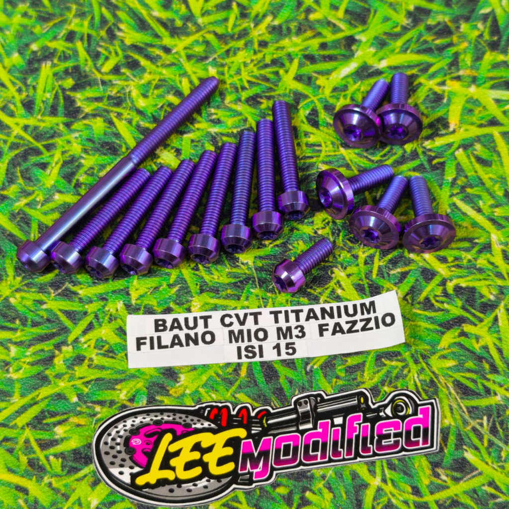 Baut cvt titanium filano / baut titanium cvt fazzio / baut cvt titanium mio m3 isi 15