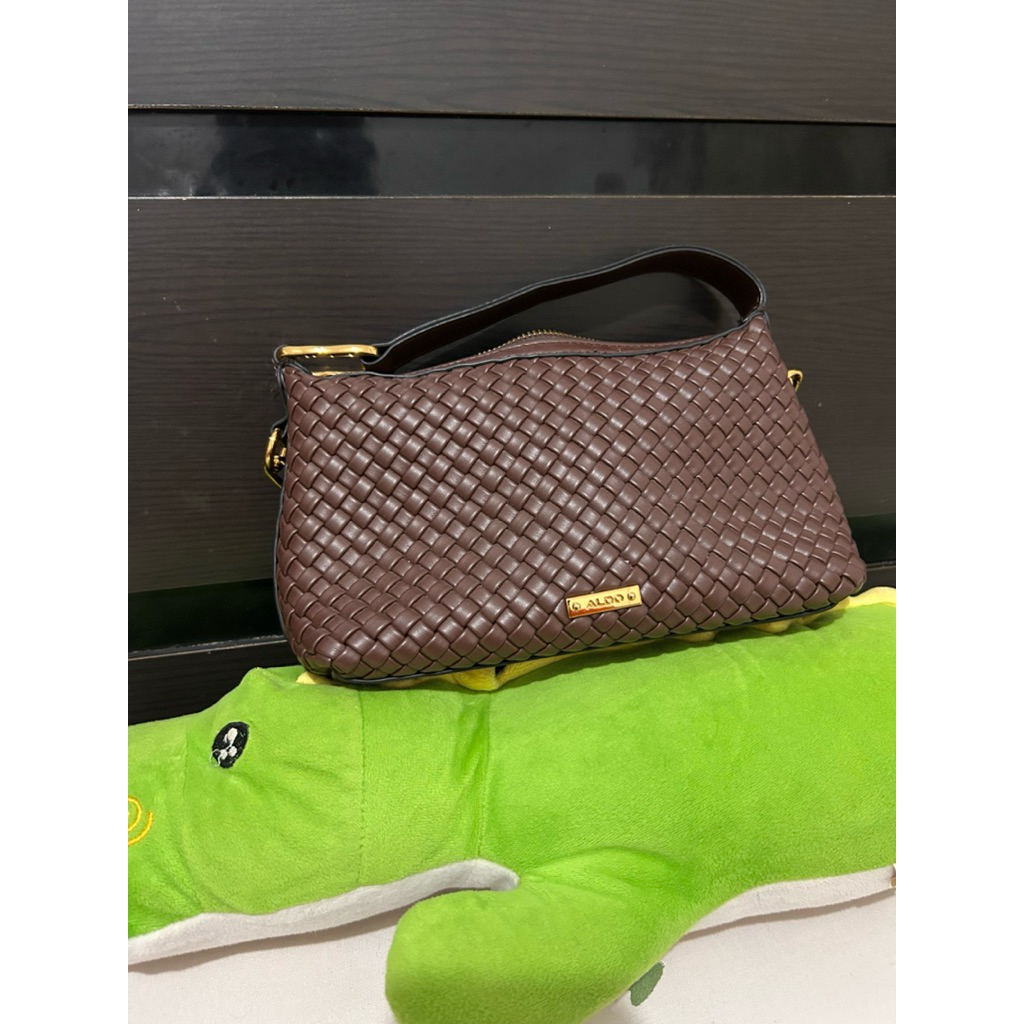 Tas ALDO ORI hand bag shoulder bag anyaman