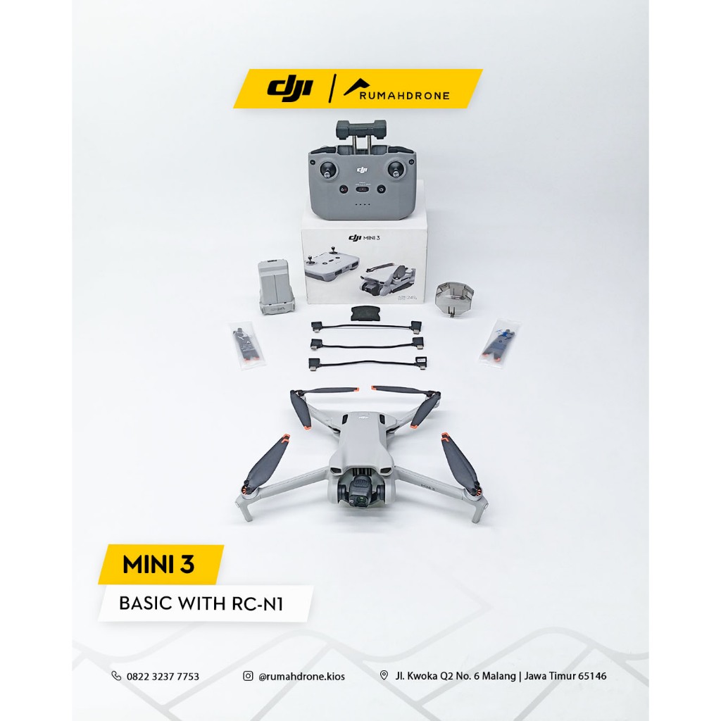 DJI Mini 3 Basic RC-N1/RC Second Product Bergarans