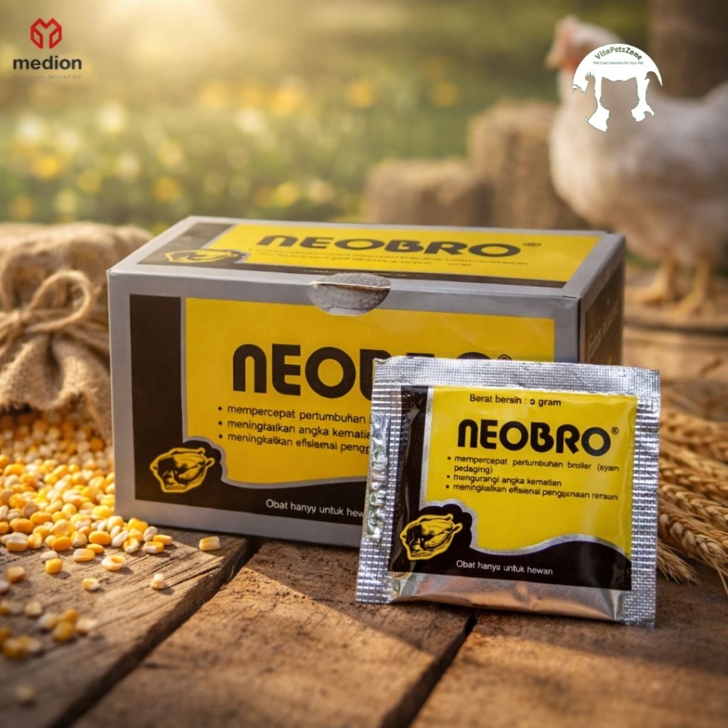 Vitamin Ayam Broiler Neobro 5 Gram - Multivitamin, Mineral, Asam Amino, Suplemen