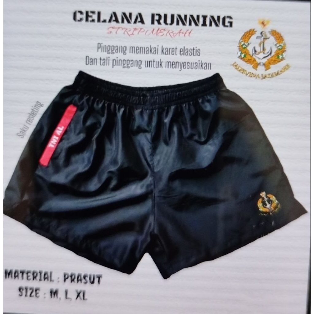 CELANA RUNNING TNI AL, CELANA AEROBIK TNI, CELANA PENDEK PRIA, CELANA PRASIT, CELANA RUNNING TNI AL
