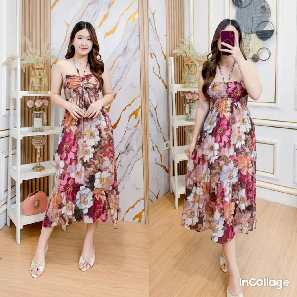 daster carmen/dress carmen/tali leher/daster sexy/daster anti pelakor/daster putri bali/katun rayon