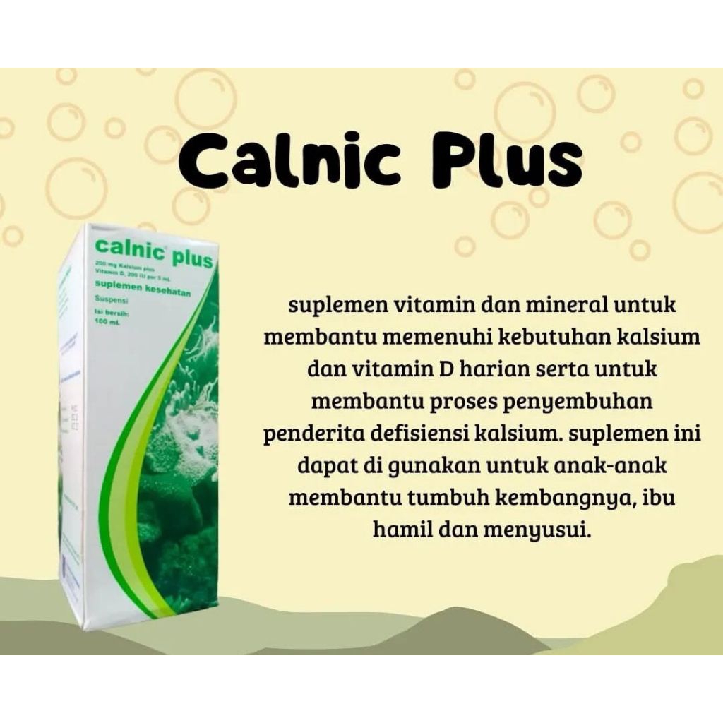 CALNIC PLUS SIRUP 100ML