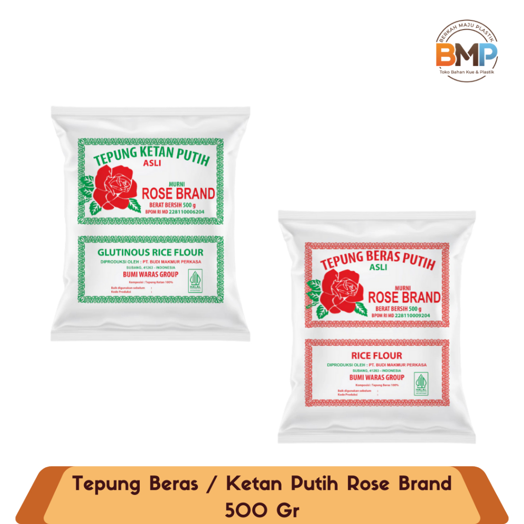 Tepung Beras & Tepung Ketan / Tepung Ketan Rosebrand 500 gr