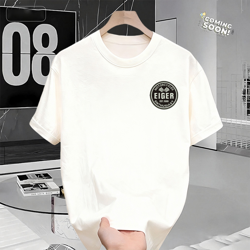 100% Original - EIGER Official Style Kaos Pria Katun – Kualitas Premium, Tidak Panas