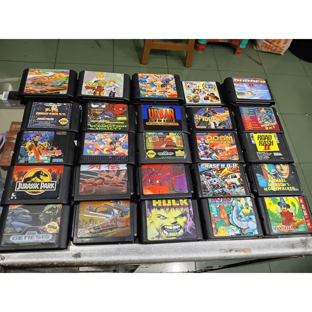 jual kaset Sega Mega Drive 1 atau sega Mega Drive 2 kondisi normal