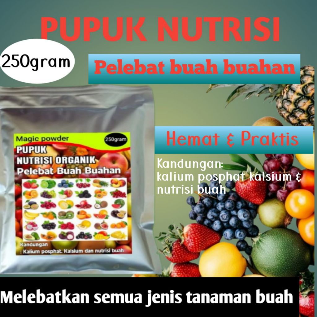 PUPUK ORGANIK pupuk semua jenis buah  buahan
