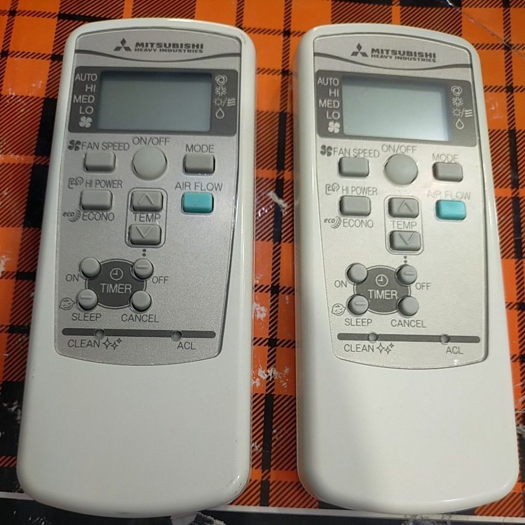 remote ac mitsubishi original pabrik (heavy duty)